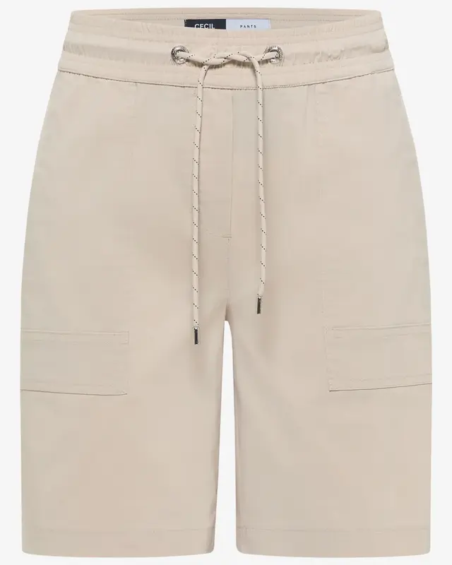 Cecil Straight Leg Shorts Chelsea - Grain Beige