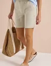 Cecil Straight Leg Shorts Chelsea - Grain Beige