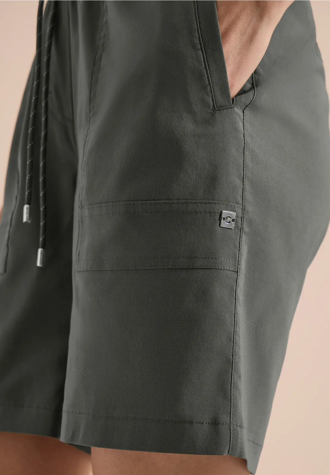 Cecil Straight Leg Shorts Chelsea - Clear Khaki