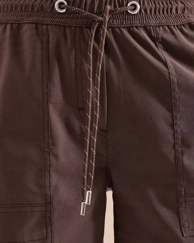 Cecil Straight Leg Shorts Chelsea - Brown Cacao