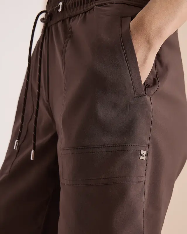 Cecil Straight Leg Shorts Chelsea - Brown Cacao