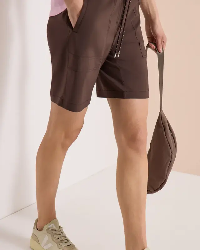 Cecil Straight Leg Shorts Chelsea - Brown Cacao
