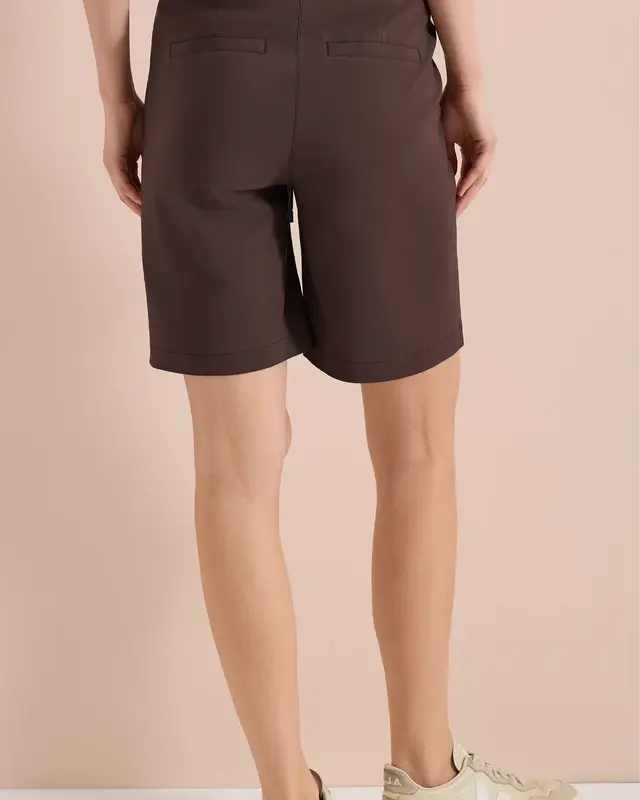 Cecil Straight Leg Shorts Chelsea - Brown Cacao