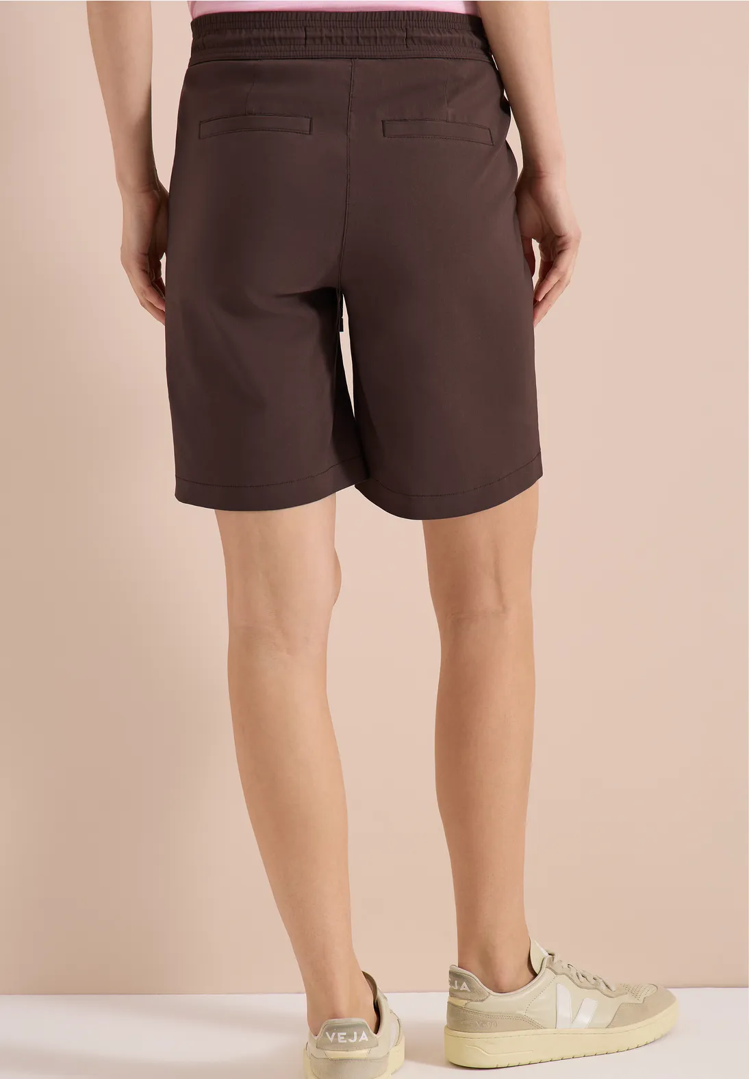 Cecil Straight Leg Shorts Chelsea - Brown Cacao