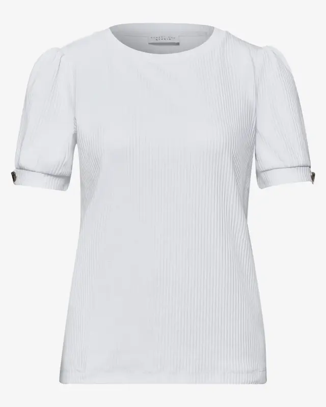 Street One Studio Shirt mit Knopfdetail - White