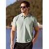 Seersucker Poloshirt - Bay Green