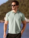 Lerros Seersucker Poloshirt - Bay Green