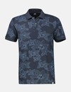 Lerros Poloshirt Bloemenprint - Classic Navy