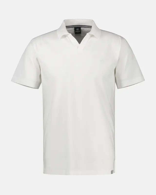 Lerros Modern Poloshirt Jacquard - Broken White