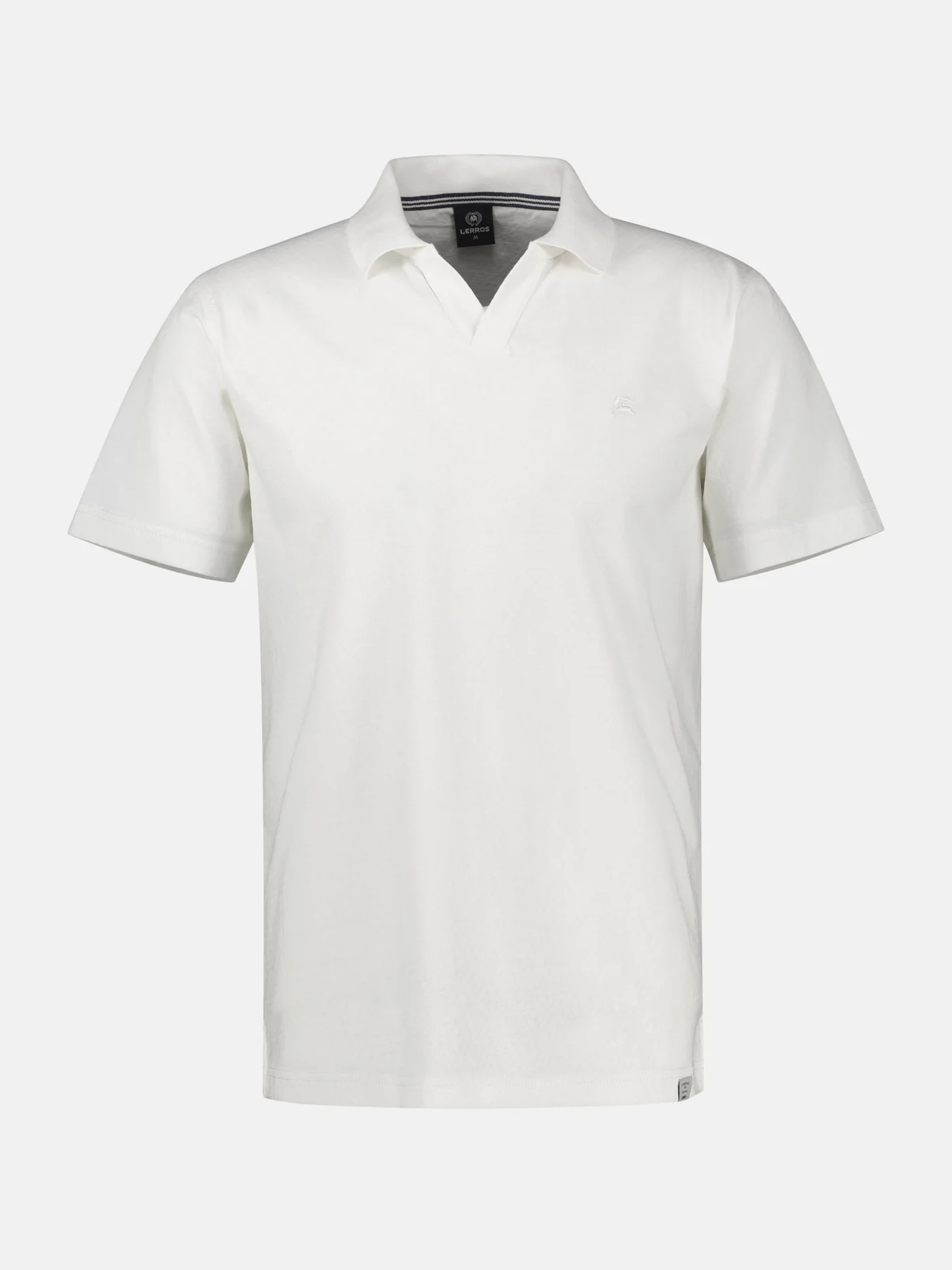 Lerros Modern Poloshirt Jacquard - Broken White