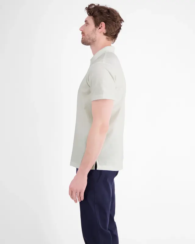 Lerros Modern Poloshirt Jacquard - Broken White