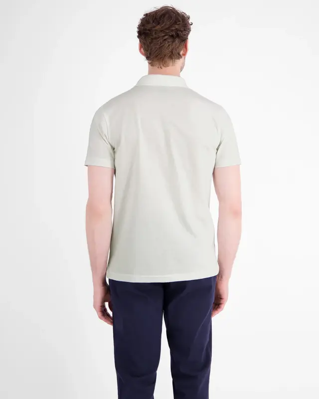 Lerros Modern Poloshirt Jacquard - Broken White