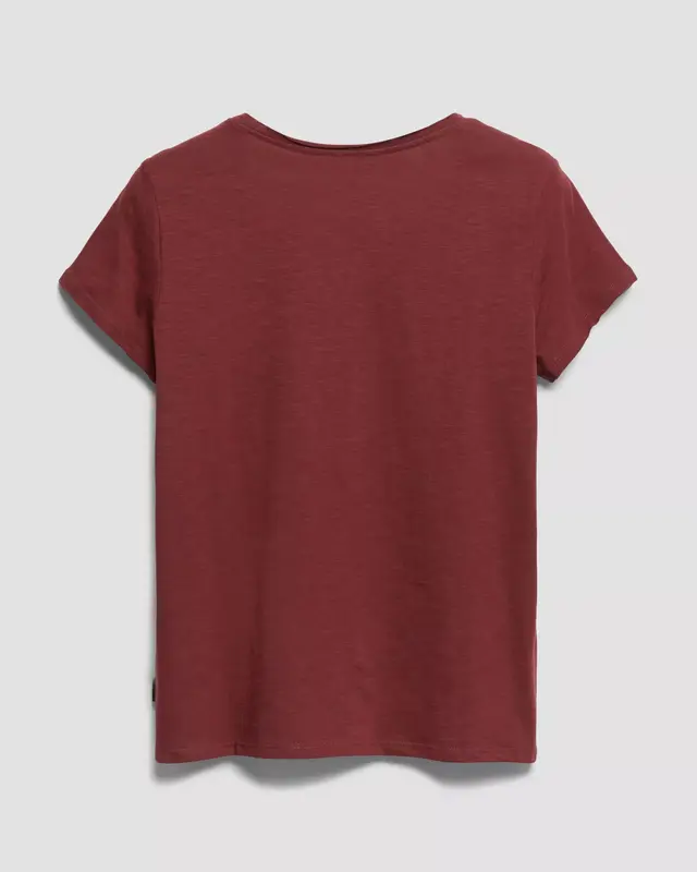 S. Oliver T-Shirt met Print - Bordeaux