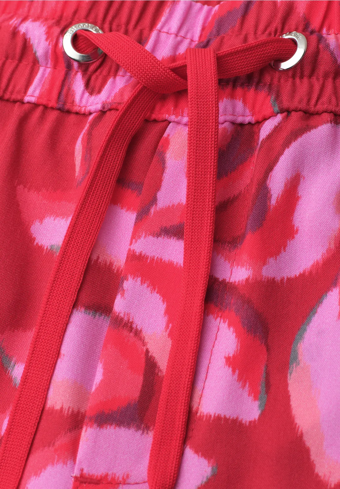 Street One Print Pants Emee - Salsa Red