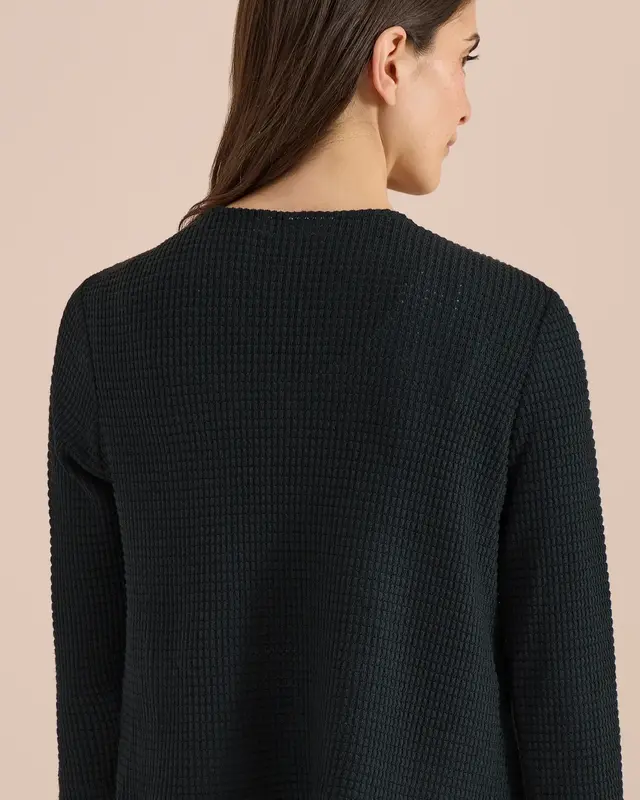 Cecil Open Cardigan Ajour Optik  - Palm Breeze Green