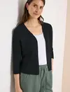 Cecil Open Vest Ajour Look - Palm Breeze Green