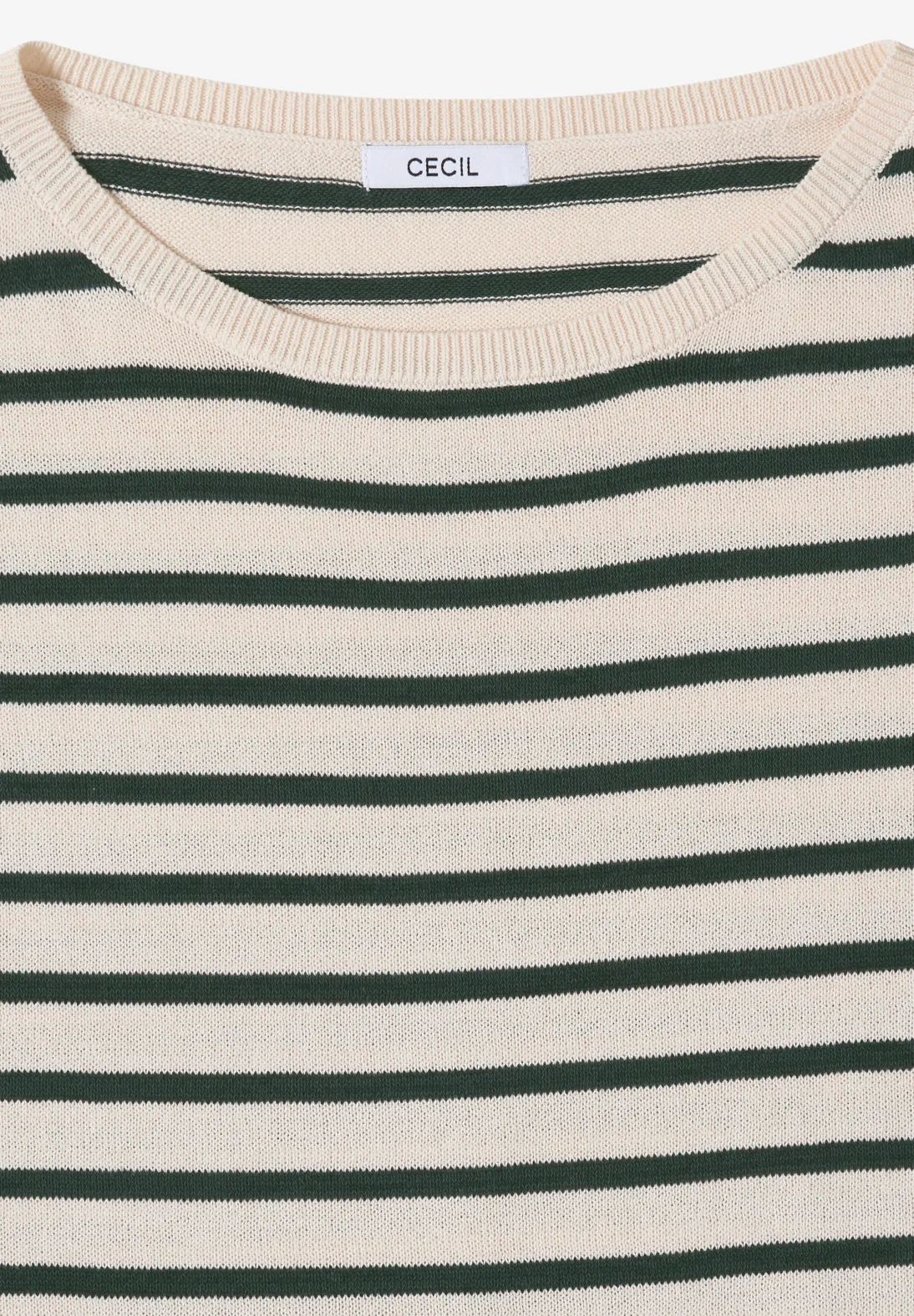 Cecil Trui met Strepen - Palm Breeze Green