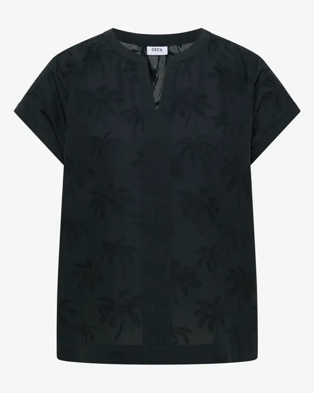 Cecil Blouse with Embroidery - Palm Breeze Green