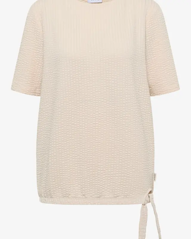 Cecil Shirt Seersucker Material - Pearl Beige