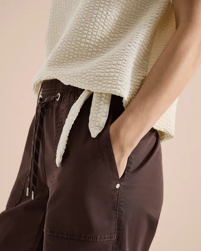 Cecil Shirt Seersucker Material - Pearl Beige