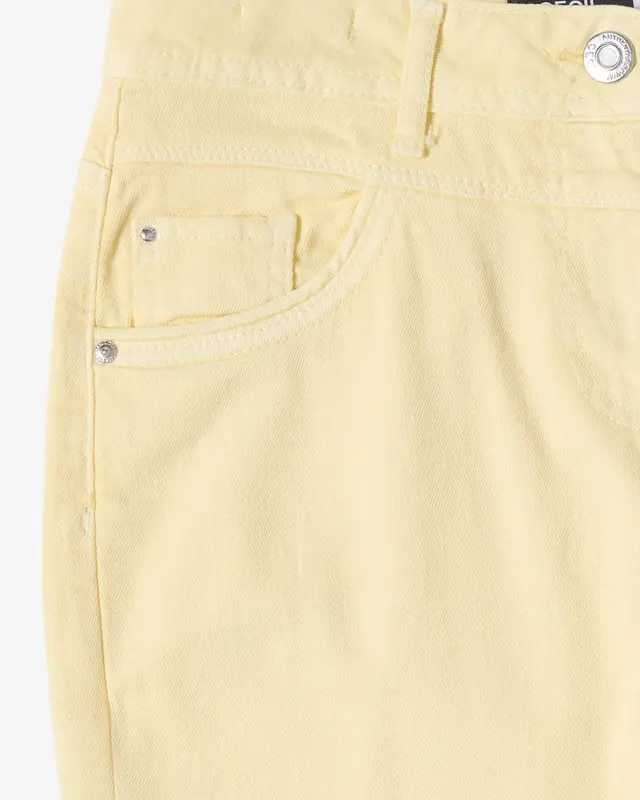 Cecil High Waist Jeans Neele - Light Buttermilk Yellow