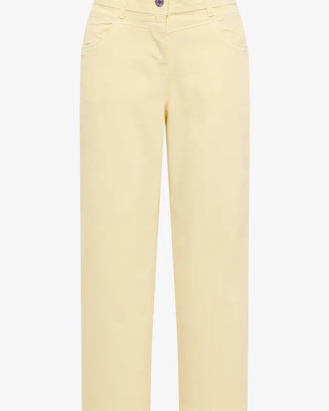 Cecil High Waist Jeans Neele - Light Buttermilk Yellow
