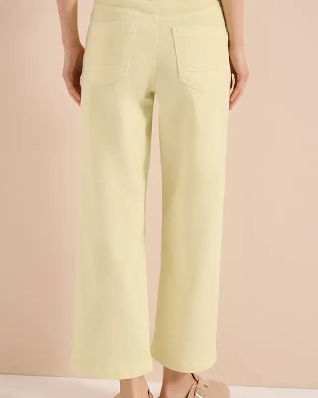 Cecil High Waist Jeans Neele - Light Buttermilk Yellow