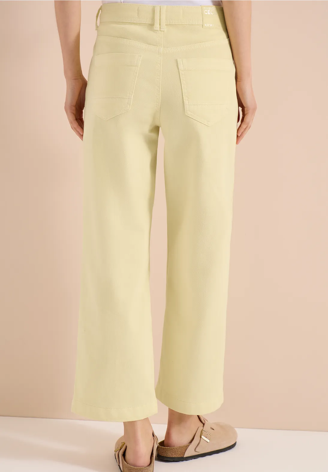 Cecil High Waist Jeans Neele - Light Buttermilk Yellow