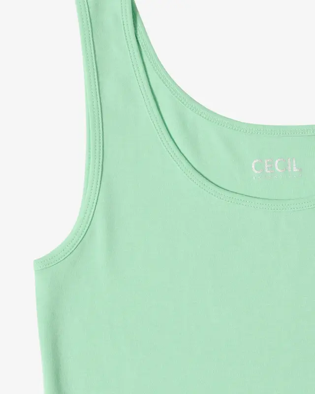 Cecil Basic Top Linda - Juicy Lime