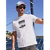 T-Shirt Surfer Print - Broken White