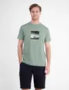 Lerros T-Shirt Surfprint - Bay Green