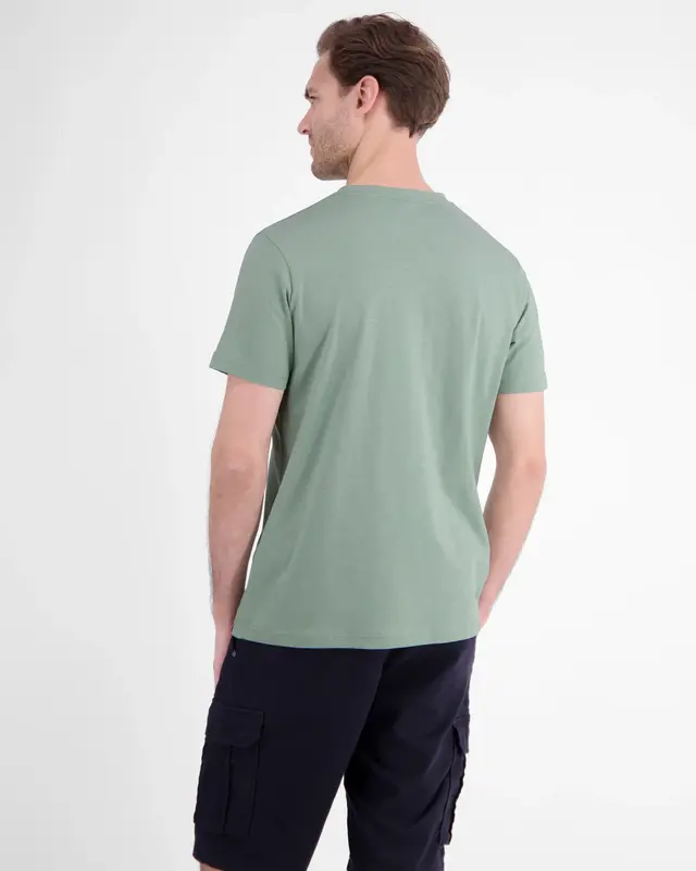 Lerros T-Shirt Surfprint - Bay Green