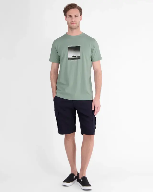 Lerros T-Shirt Surfprint - Bay Green