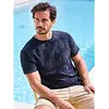 Floral Print T-Shirt - Classic Navy