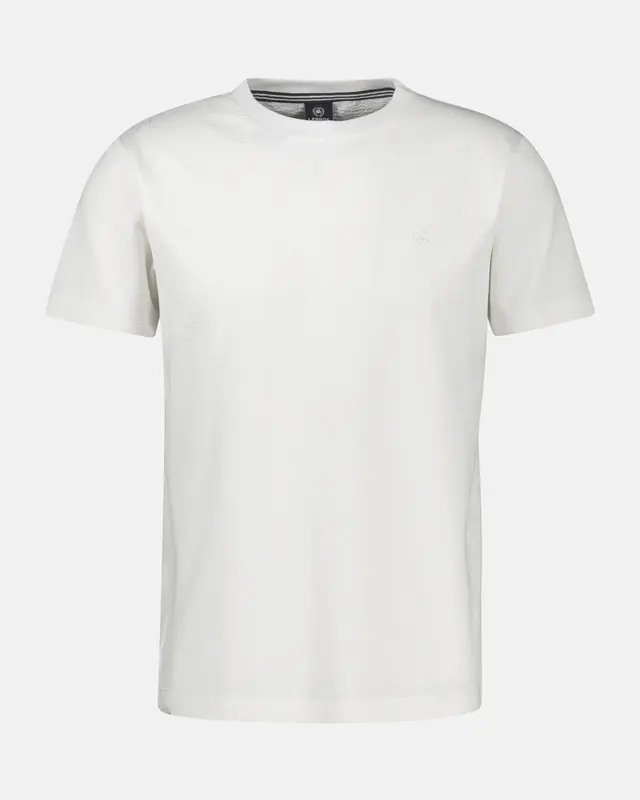 Lerros Seersucker T-Shirt - Broken White