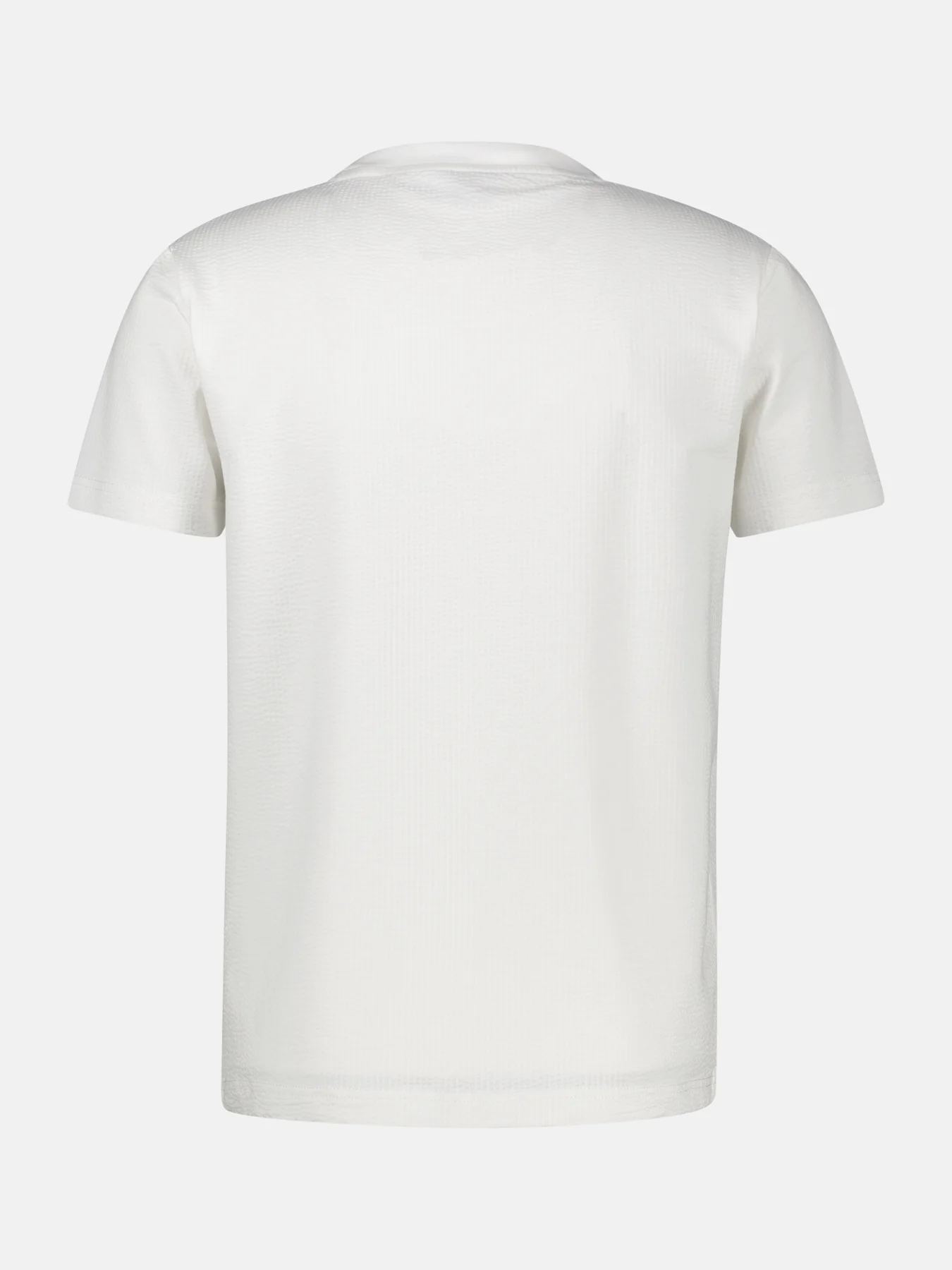 Lerros Seersucker T-Shirt - Broken White