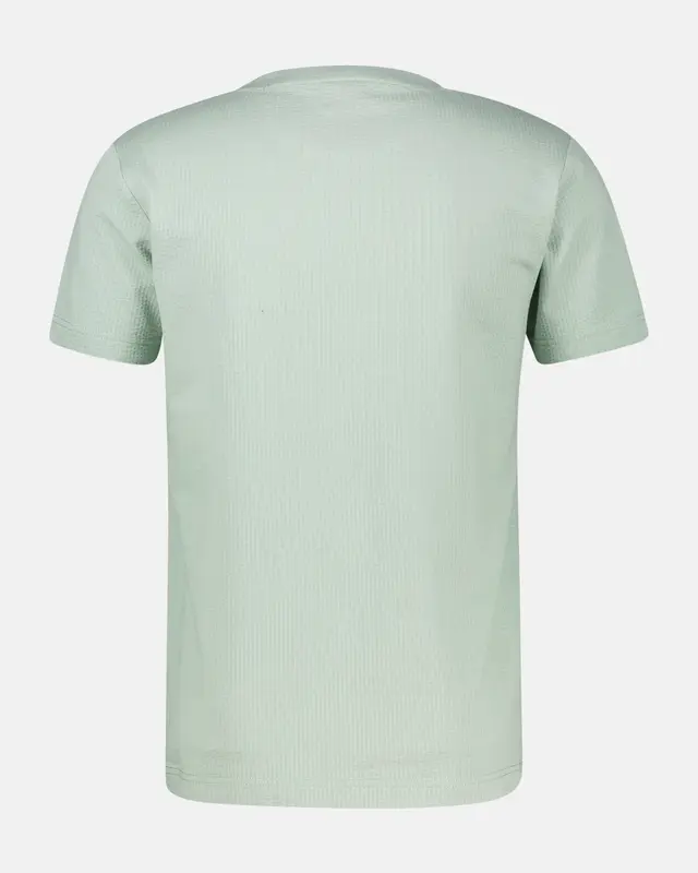 Lerros Seersucker T-Shirt - Bay Green