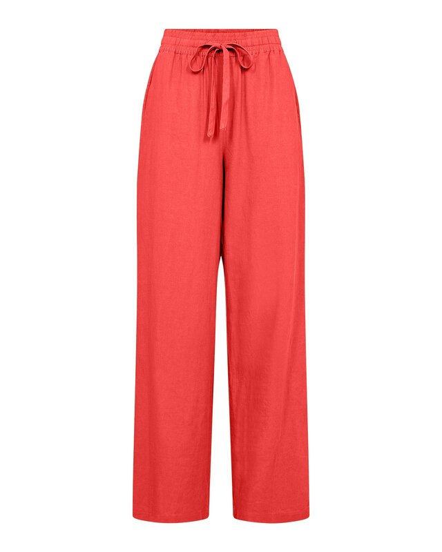 Soyaconcept Linnenmix Broek Ina 61-C - Bittersweet