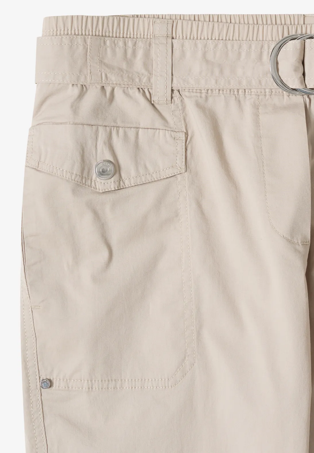 Cecil Mid Waist Pants Chelsea - Grain Beige