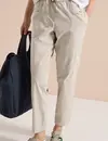Cecil Mid Waist Broek Chelsea - Grain Beige