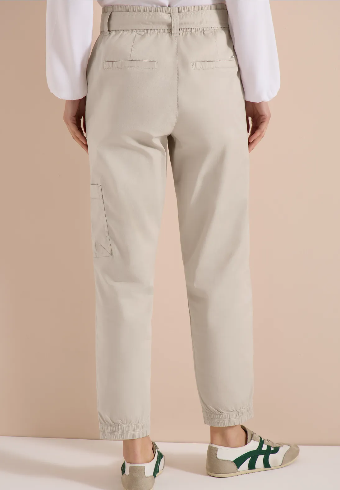 Cecil Mid Waist Hose Chelsea - Grain Beige