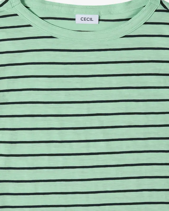 Cecil Striped Shirt - Juicy Lime
