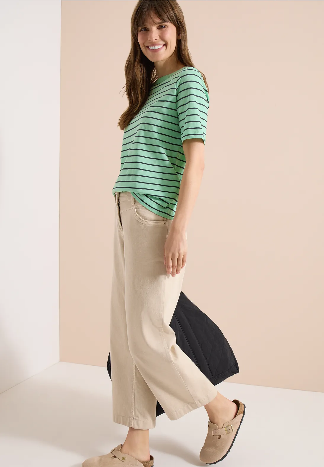Cecil Striped Shirt - Juicy Lime