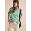 Streifen Shirt - Juicy Lime