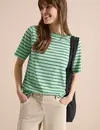 Cecil Striped Shirt - Juicy Lime