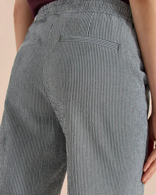 Cecil Seersucker Short Neele - Palm Breeze Green