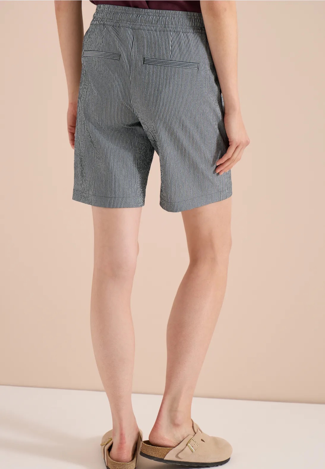 Cecil Seersucker Short Neele - Palm Breeze Green