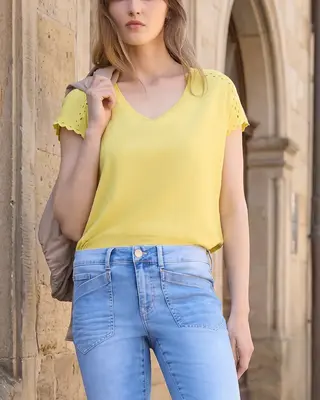 Street One Studio Shirt - Snap Yellow