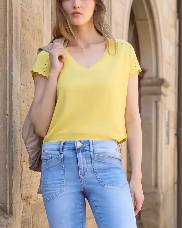 Street One Studio Shirt - Snap Yellow