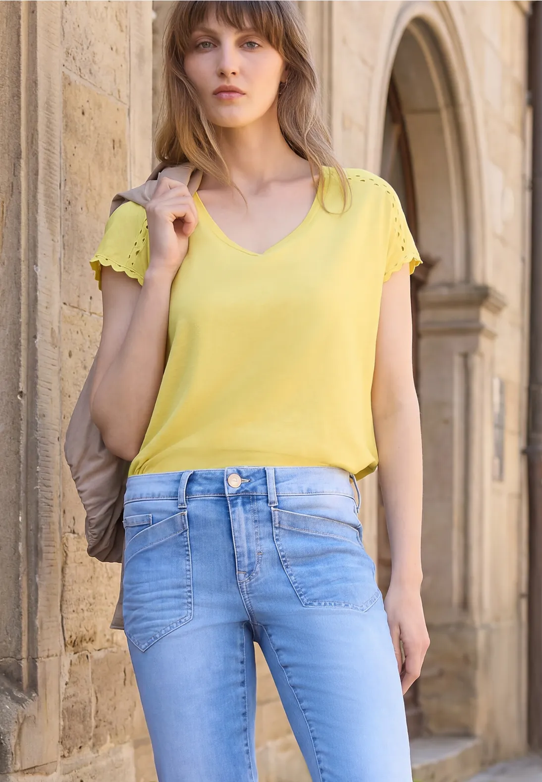 Street One Studio Shirt - Snap Yellow